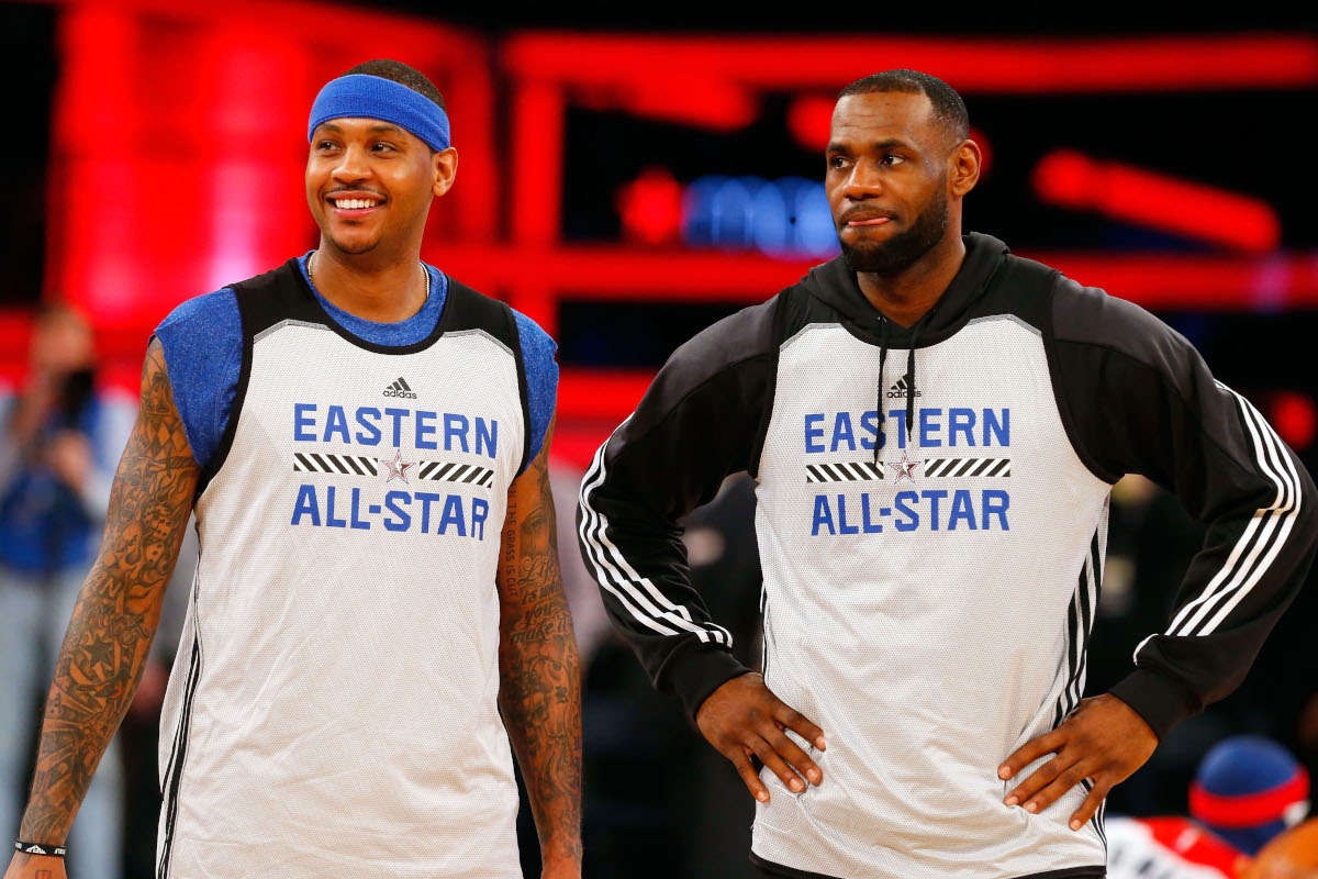 Carmelo Anthony and LeBron James were two of the top three picks in the 2003 draft. Nearly two decades later, they are Lakers teammates