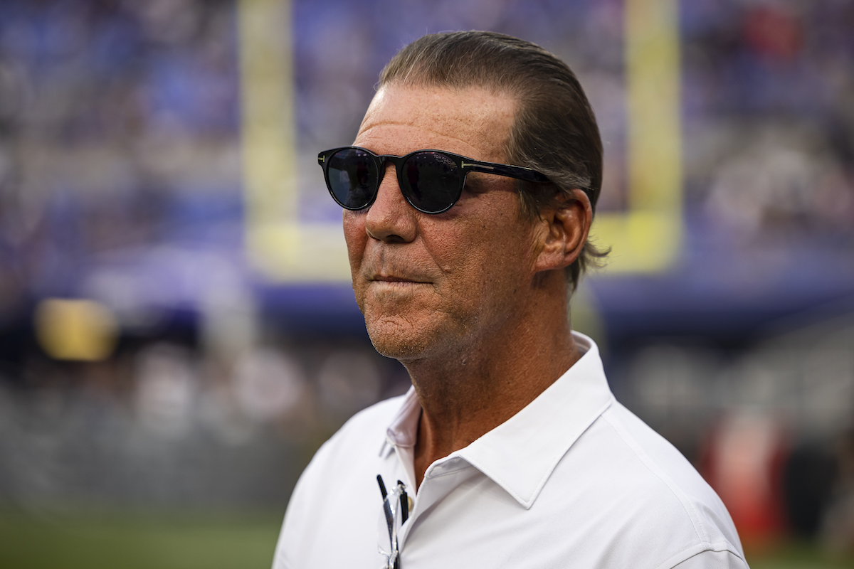 Baltimore Ravens owner Steve Bisciotti, who likely knows a ton about NFL news and NFL trivia