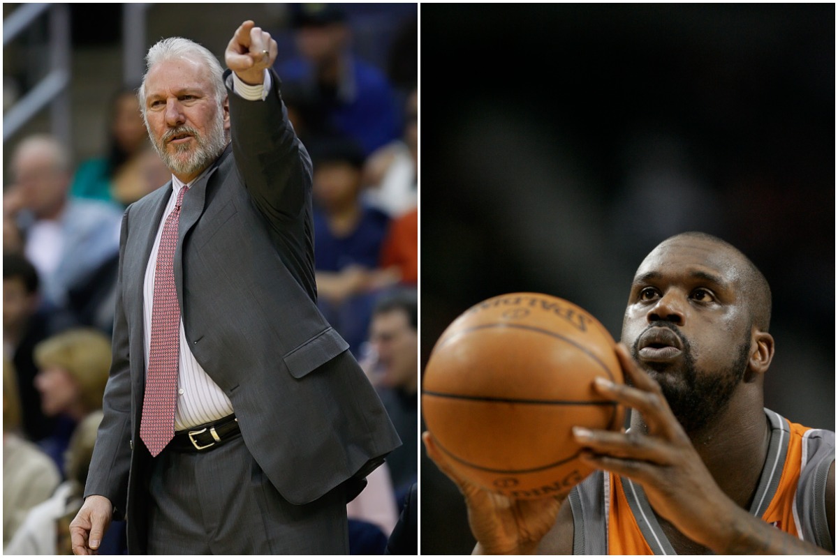 Gregg Popovich made light of the Hack-a-Shaq strategy against Shaquille O'Neal in the 2008 regular-season opener