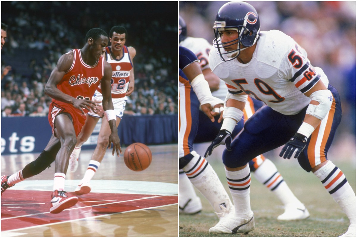 Michael Jordan and Ron Rivera were together in Chicago as active players for almost a decade