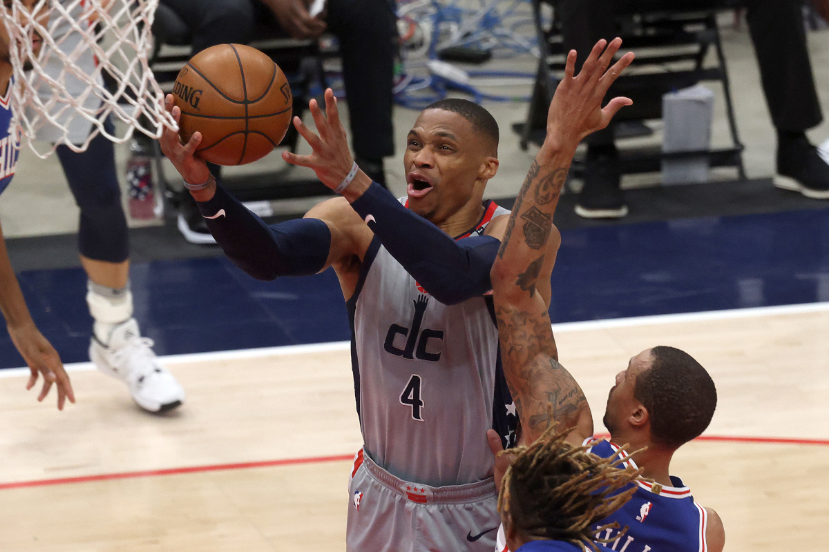 The deal that is bringing Russell Westbrook to the Lakers has grown into a five-team swap meet