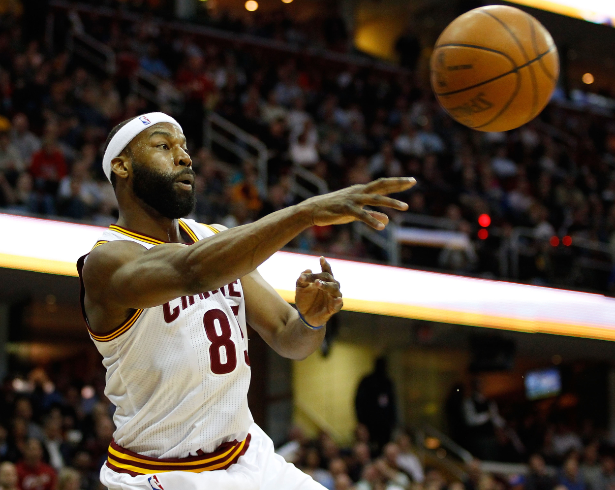 Former Cavs guard Baron Davis during a game against the Heat in 2011.