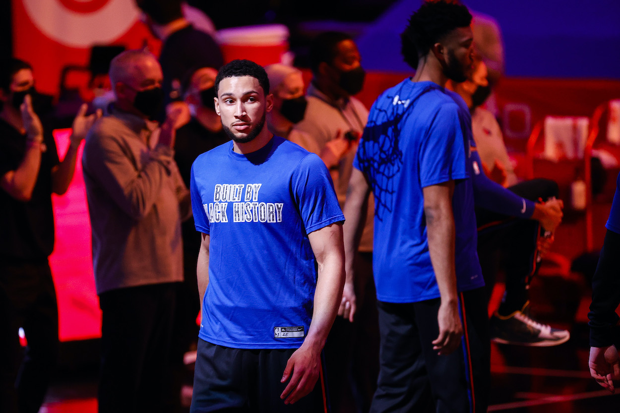 Ben Simmons hasn't changed his spiteful plans.