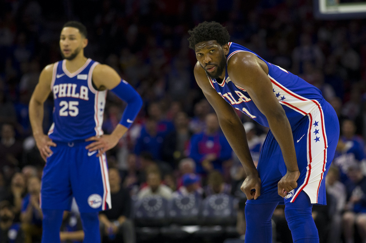 Joel Embiid and Ben Simmons might not be teammates for much longer.