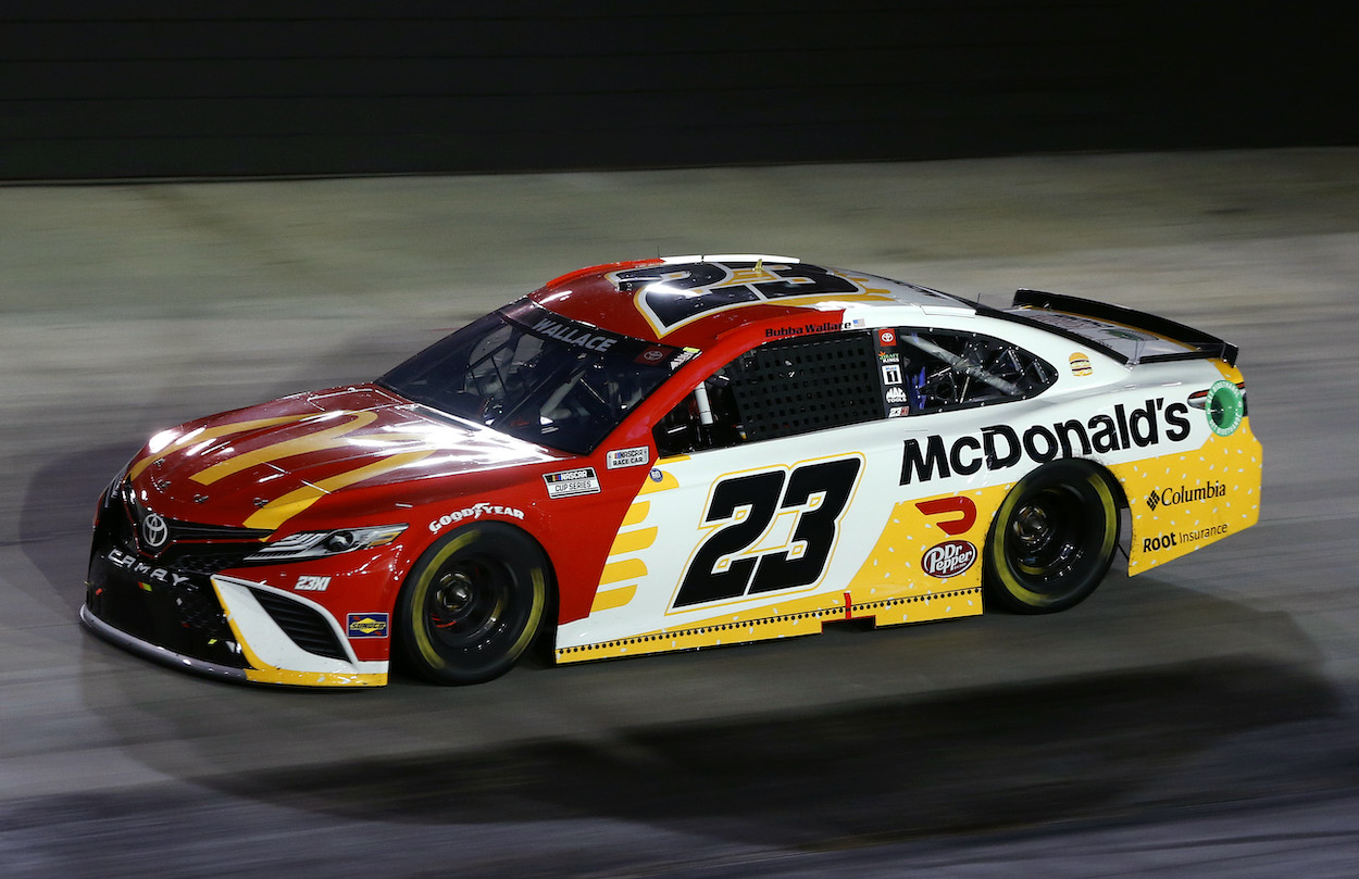 Bubba Wallace drives at Bristol