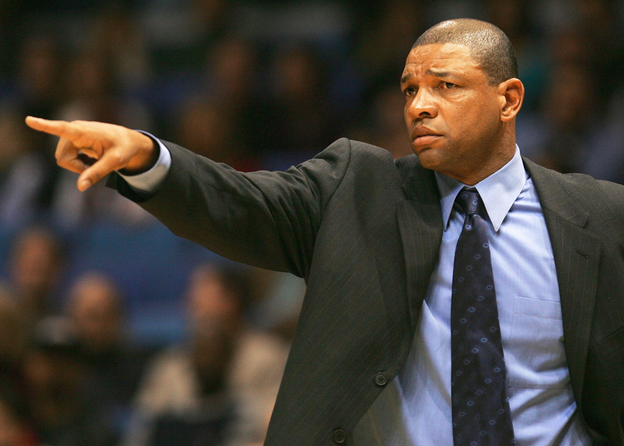 Former Boston Celtics head coach Doc Rivers in 2004.