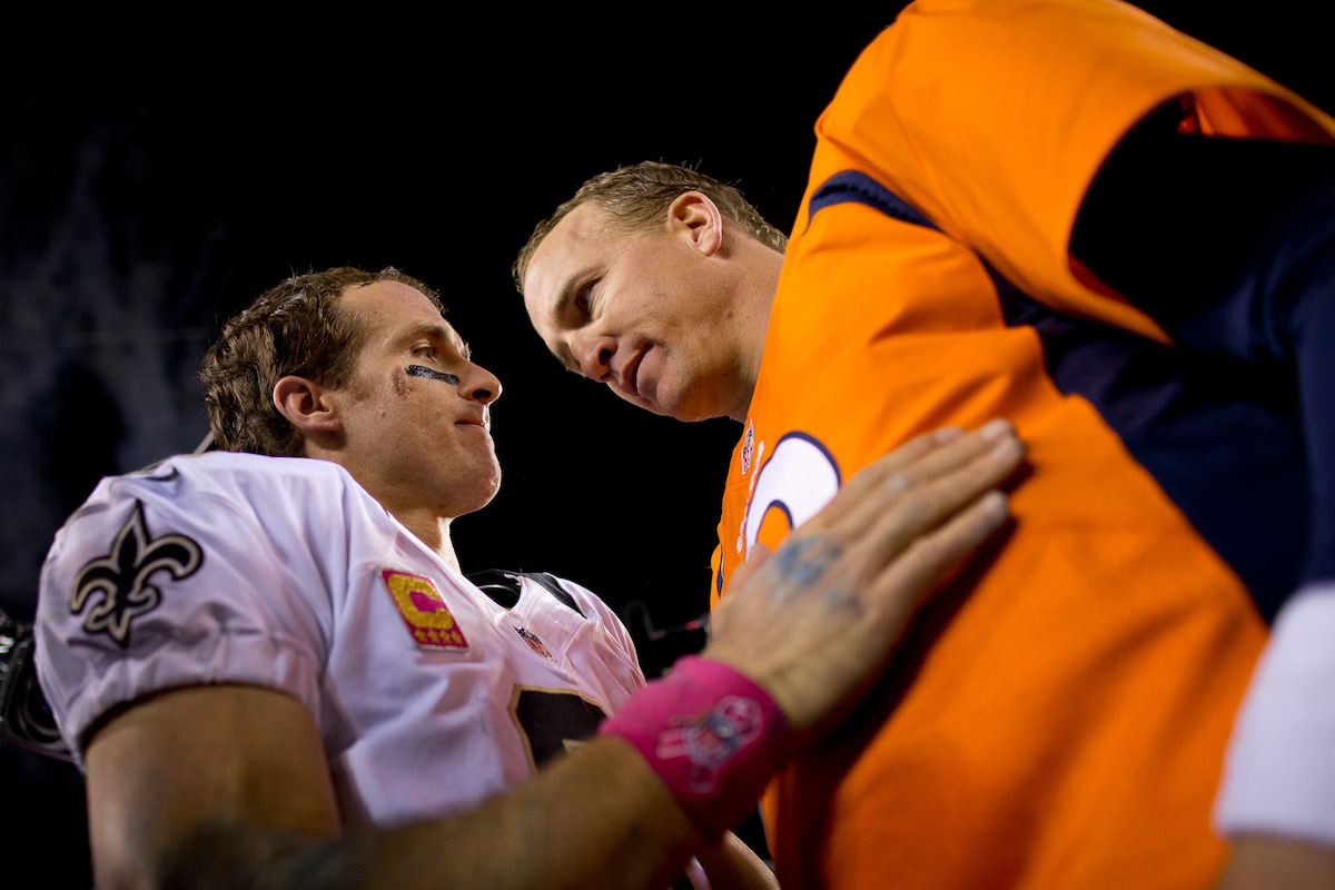 Drew Brees, Brett Favre, and Peyton Manning Share a Rare Place in NFL History