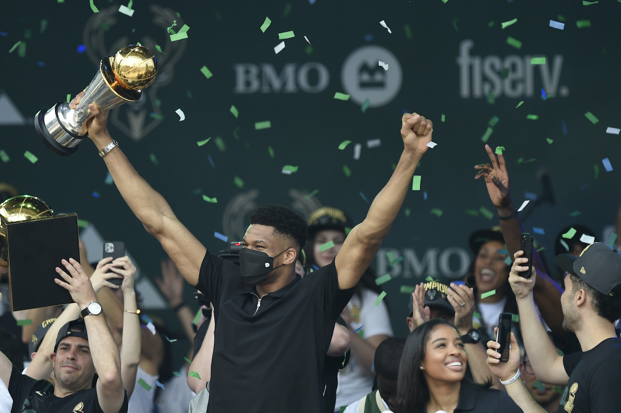 Giannis Antetokounmpo might want to pull up the betting odds to win the Eastern Conference in 2021.