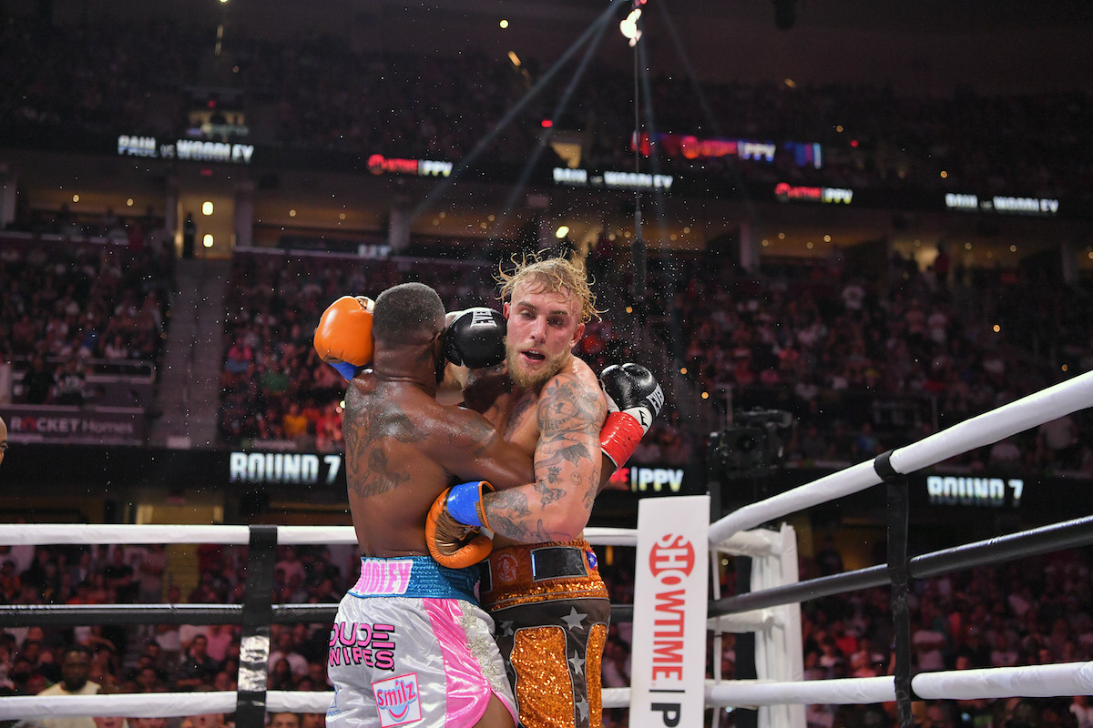 Jake Paul fights Tyron Woodley in their cruiserweight bout