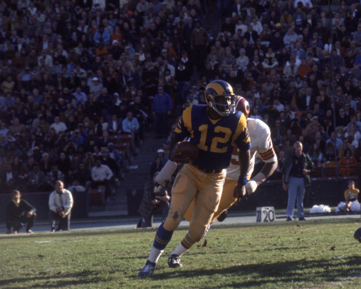 Los Angeles Rams quarterback James "Shack" Harris in 1974.