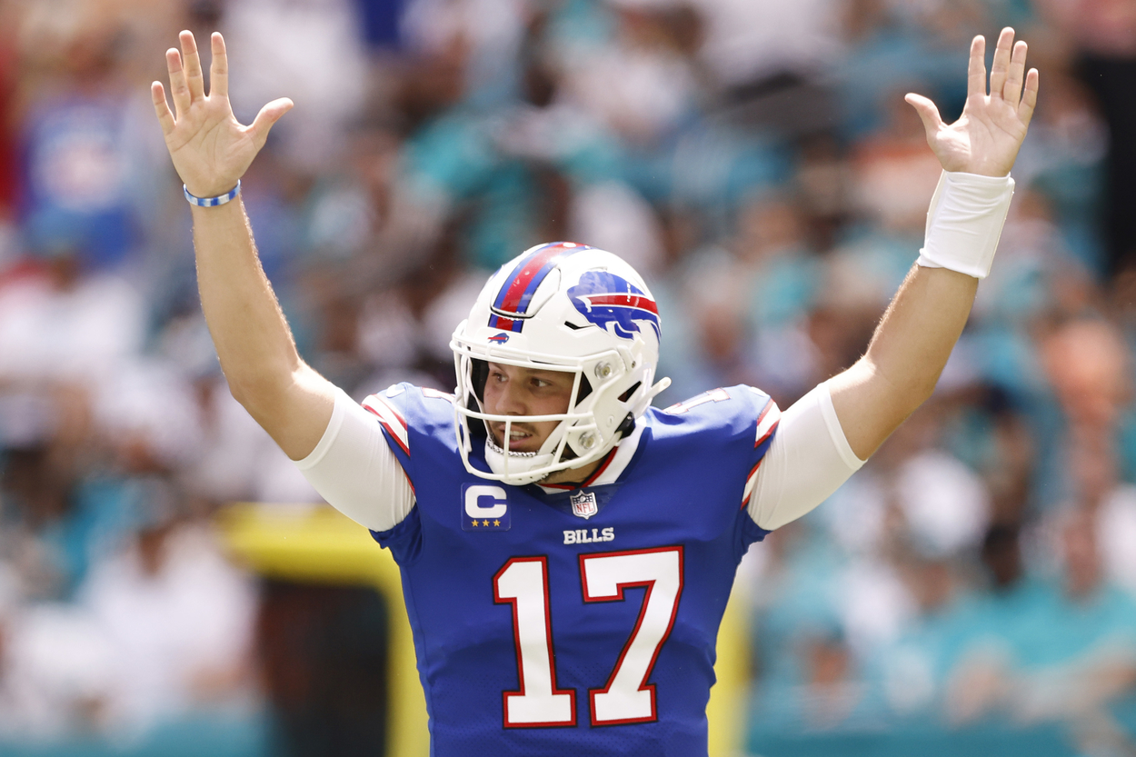 Buffalo Bills quarterback Josh Allen in 2021.