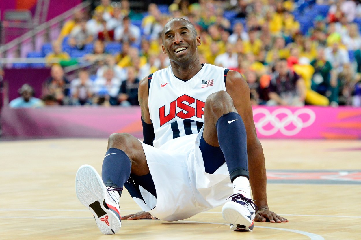 NBA legend Kobe Bryant at the 2012 Summer Olympics.