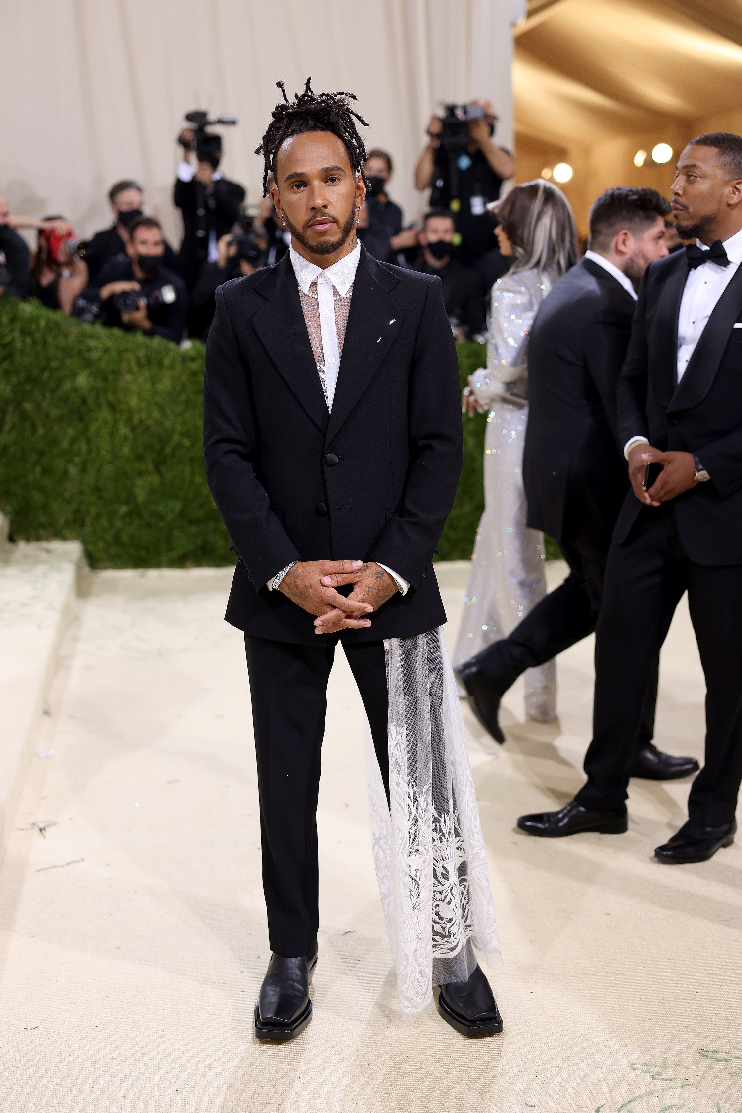 Formula 1 racing star Lewis Hamilton attends The 2021 Met Gala on Sept. 13, 2021, in New York City. | John Shearer/WireImage via Getty Images.