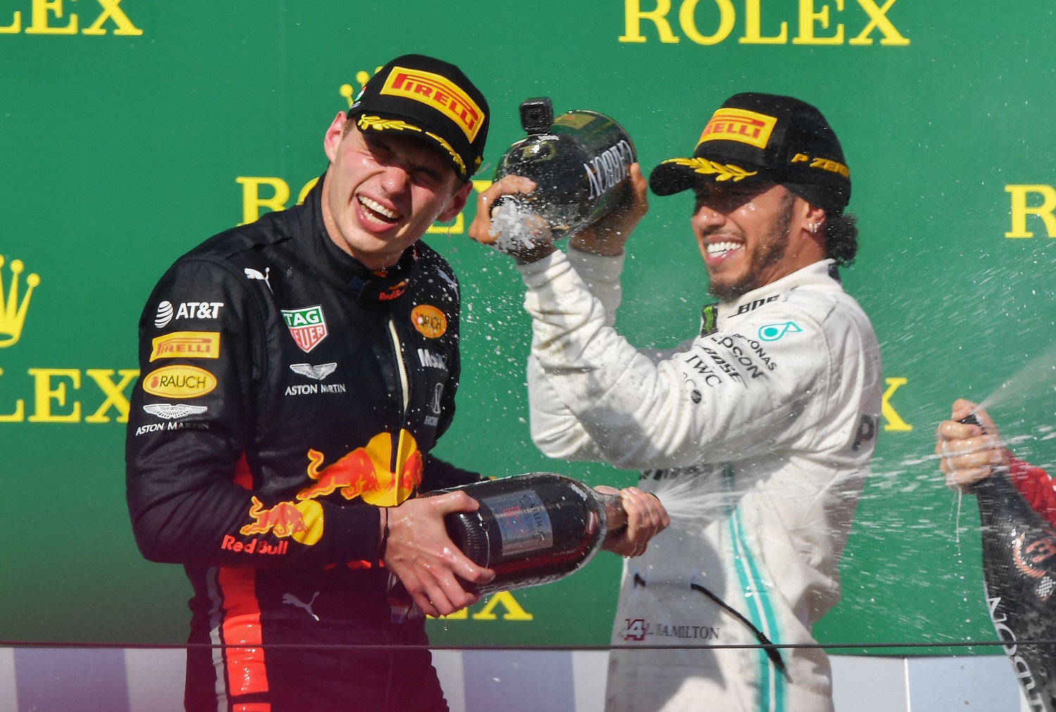 There was a time when Red Bull's Max Verstappen and Mercedes' Lewis Hamilton got along much better. | Attila Kisbenedek AFP via Getty Images