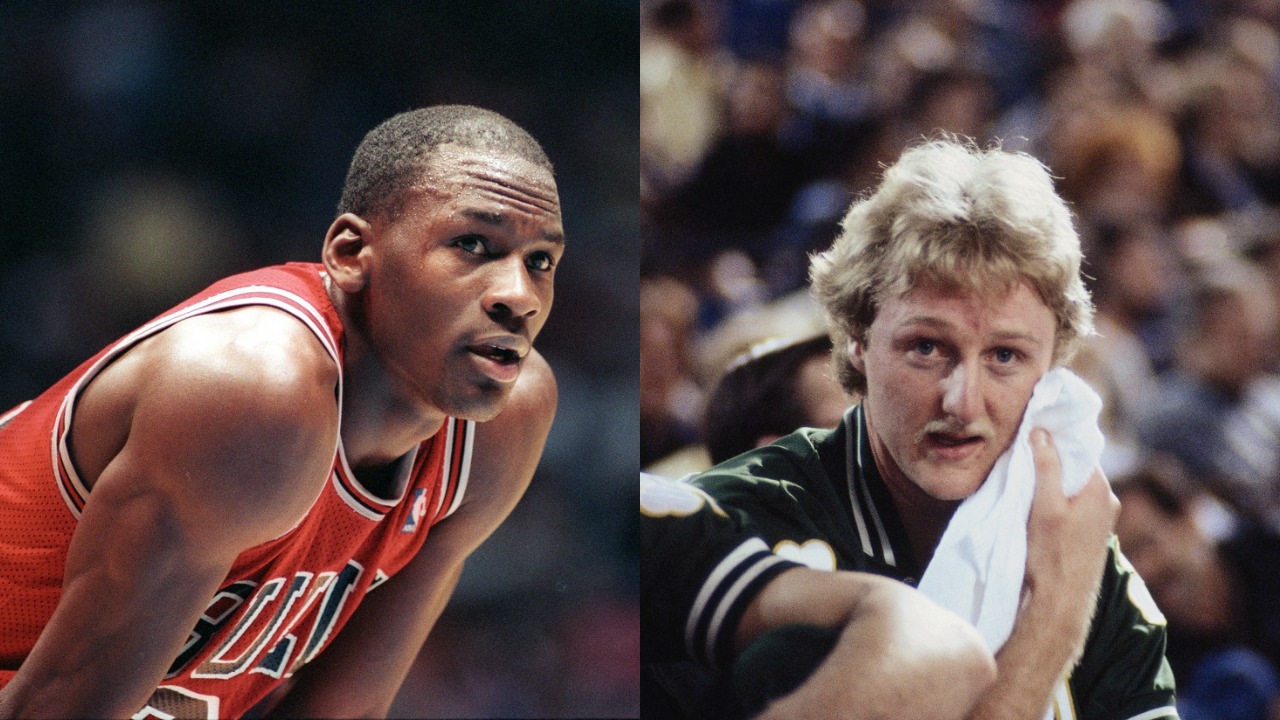 larry bird and michael jordan