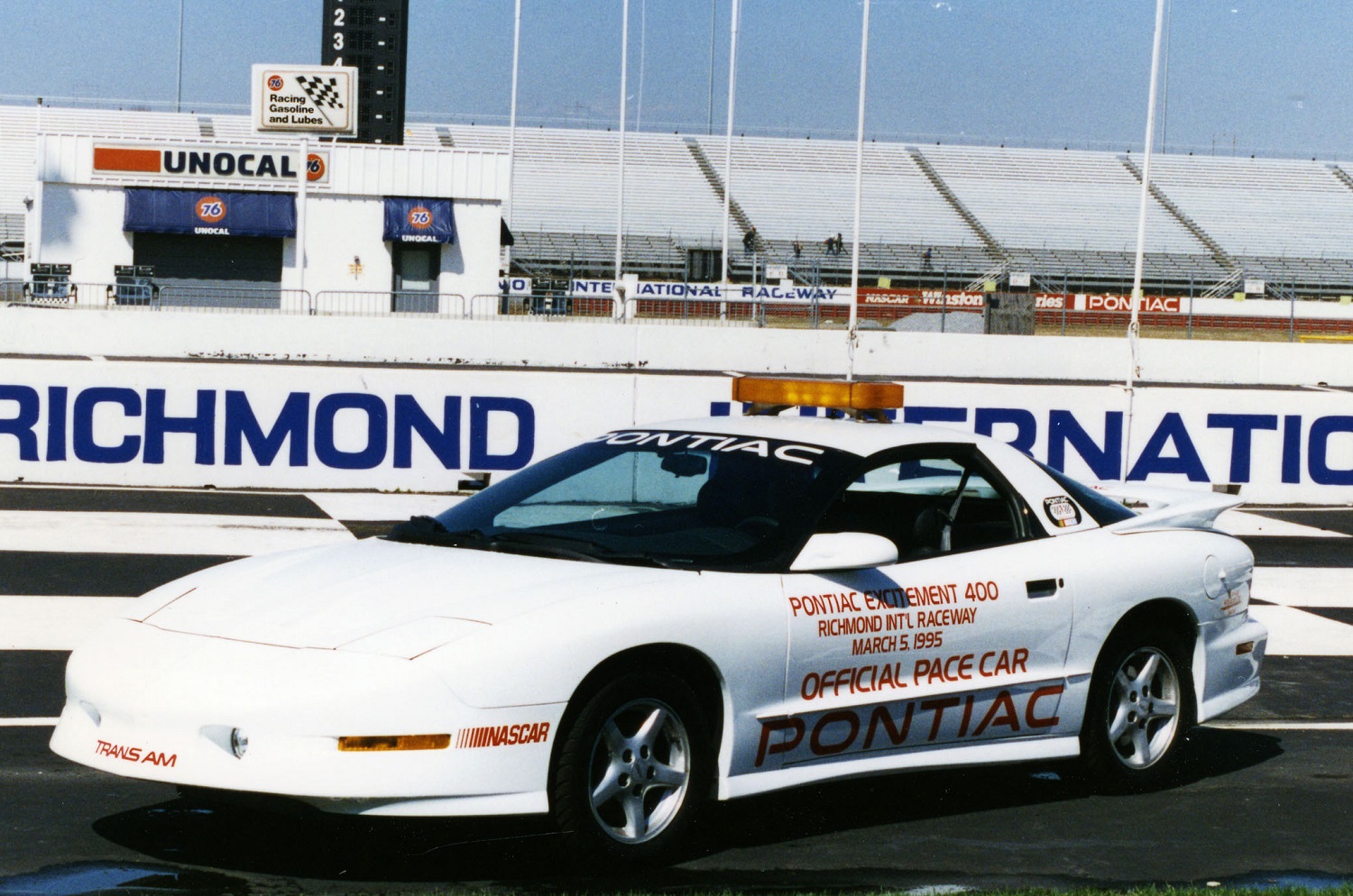 Someone Stole NASCAR's Trans Am Pace Car ‘It’s the First Time
