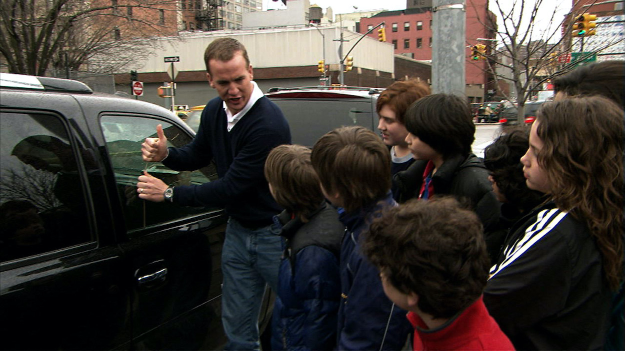 Peyton Manning during "United Way" skit on March 24, 2007