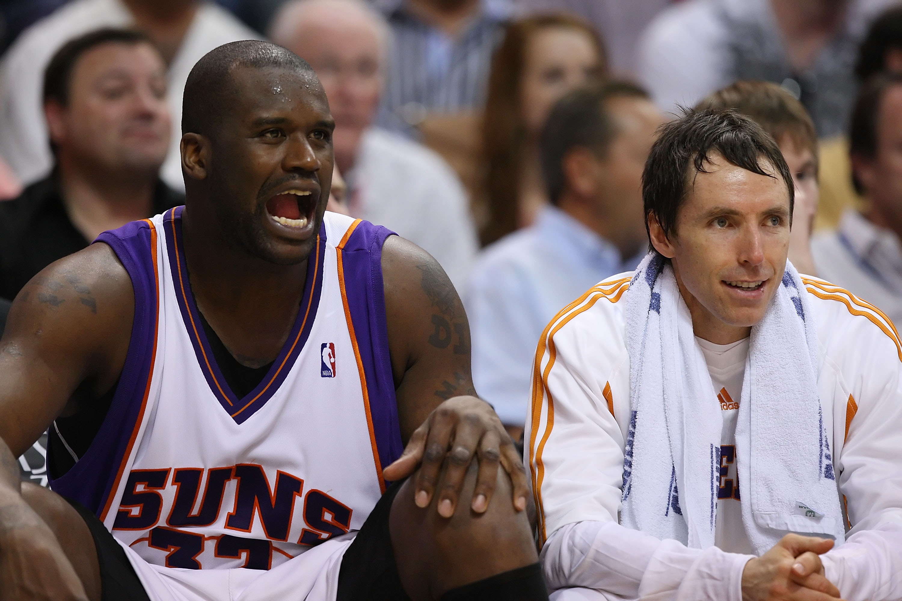 Former Suns teammates Shaquille O'Neal and Steve Nash