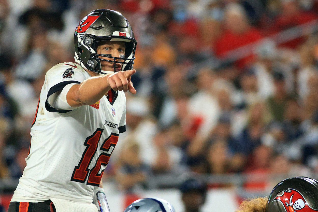 Tom Brady during the Buccaneers' Week 1 victory.