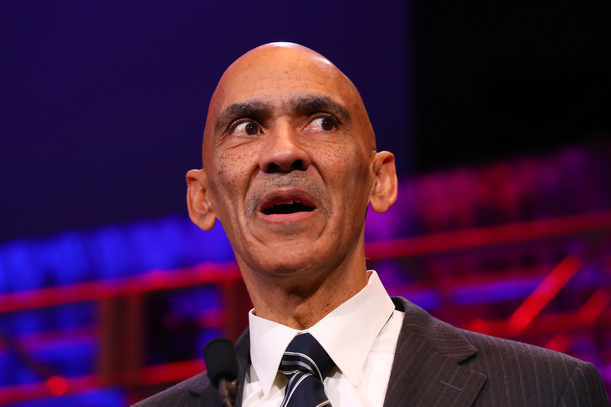 Former NFL head coach Tony Dungy in 2019.