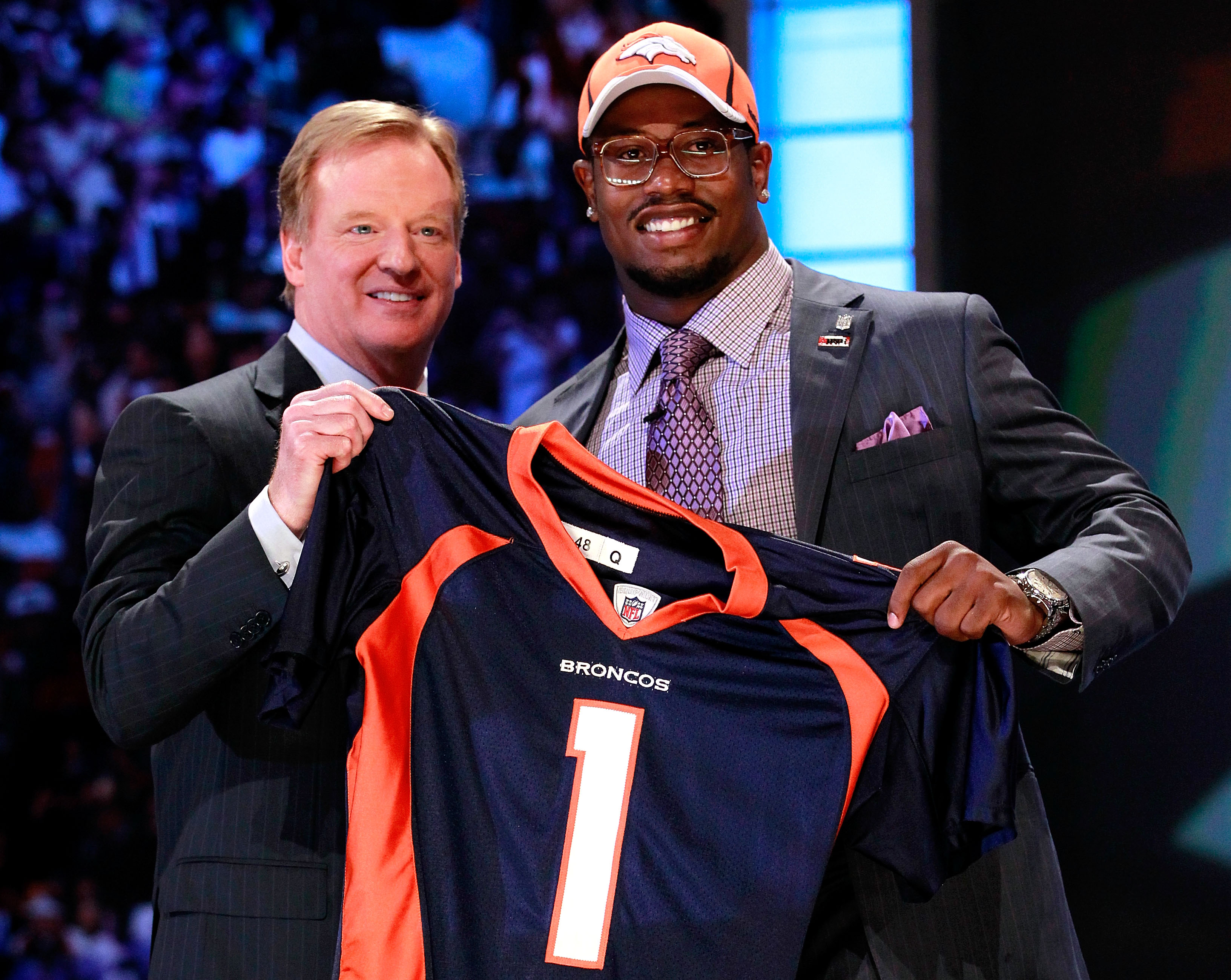 Denver Broncos linebacker Von Miller at the 2011 NFL Draft