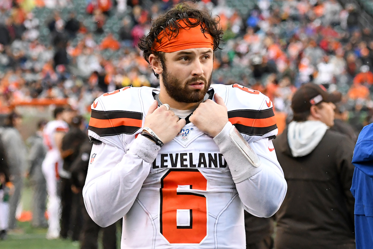 Quarterback Baker Mayfield, who was a walk-on at two different colleges
