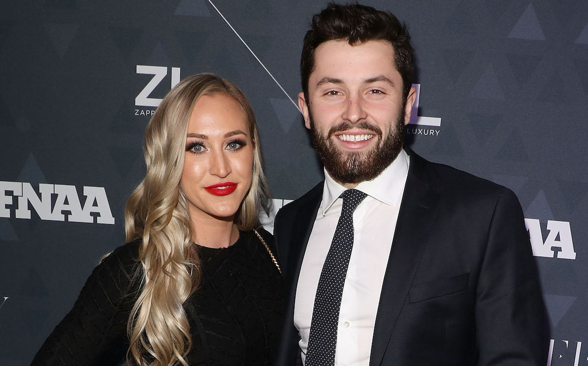 Baker Mayfield and Emily Wilkinson