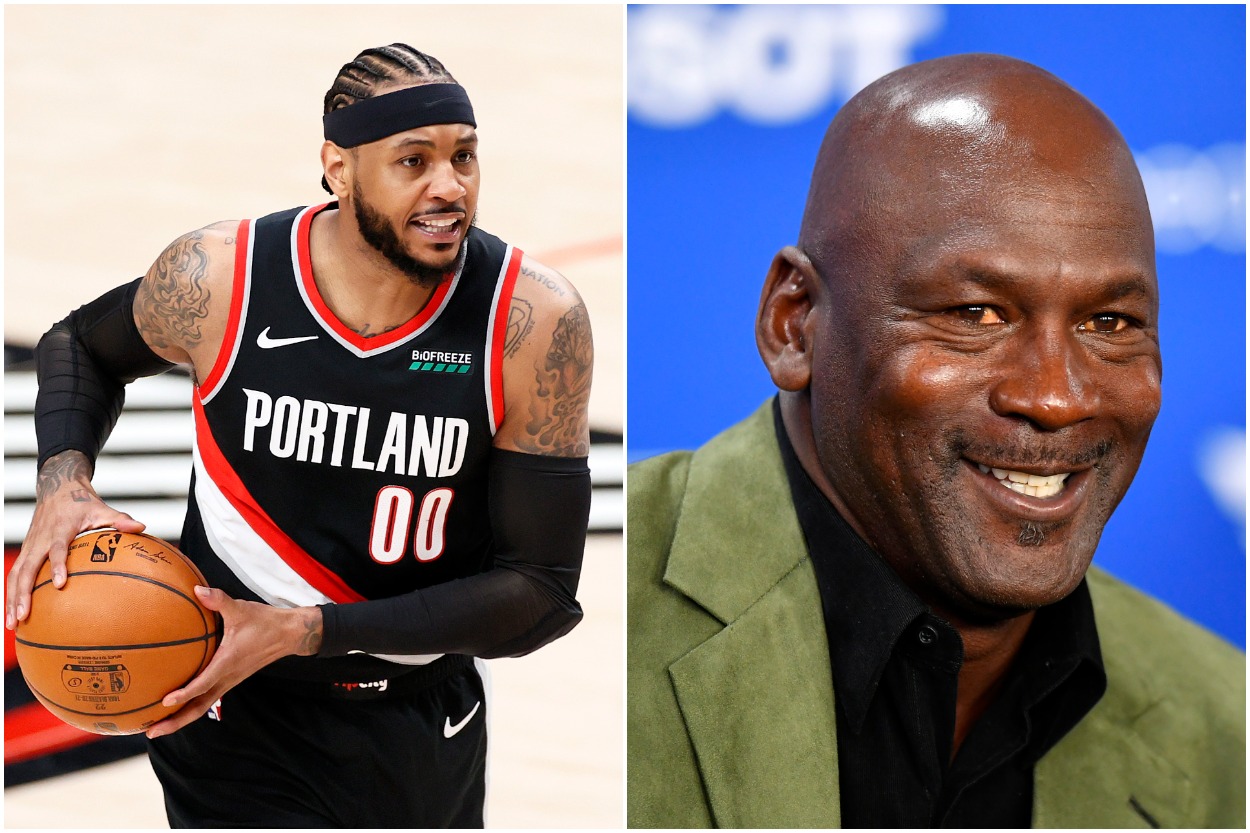 Michael Jordan Wins Arguments Against Carmelo Anthony With the 1 Argument You Would Expect: ‘That’s His Defense Mechanism’