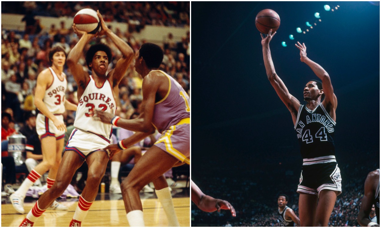 Julius Erving and George Gervin played less than a season together for the ABA's Virginia Squires but staged a one-on-battle for the ages