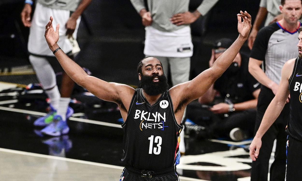 James Harden had plenty of good news for Brooklyn Nets fans at media day
