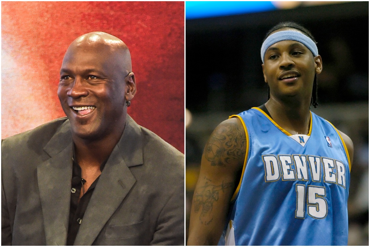 carmelo anthony and michael jordan