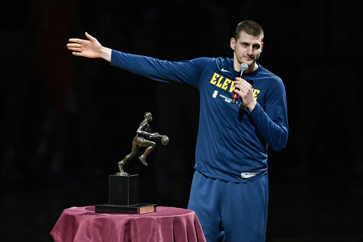 Nikola Jokic of the Denver Nuggets was named the 2020-21 NBA MVP.
