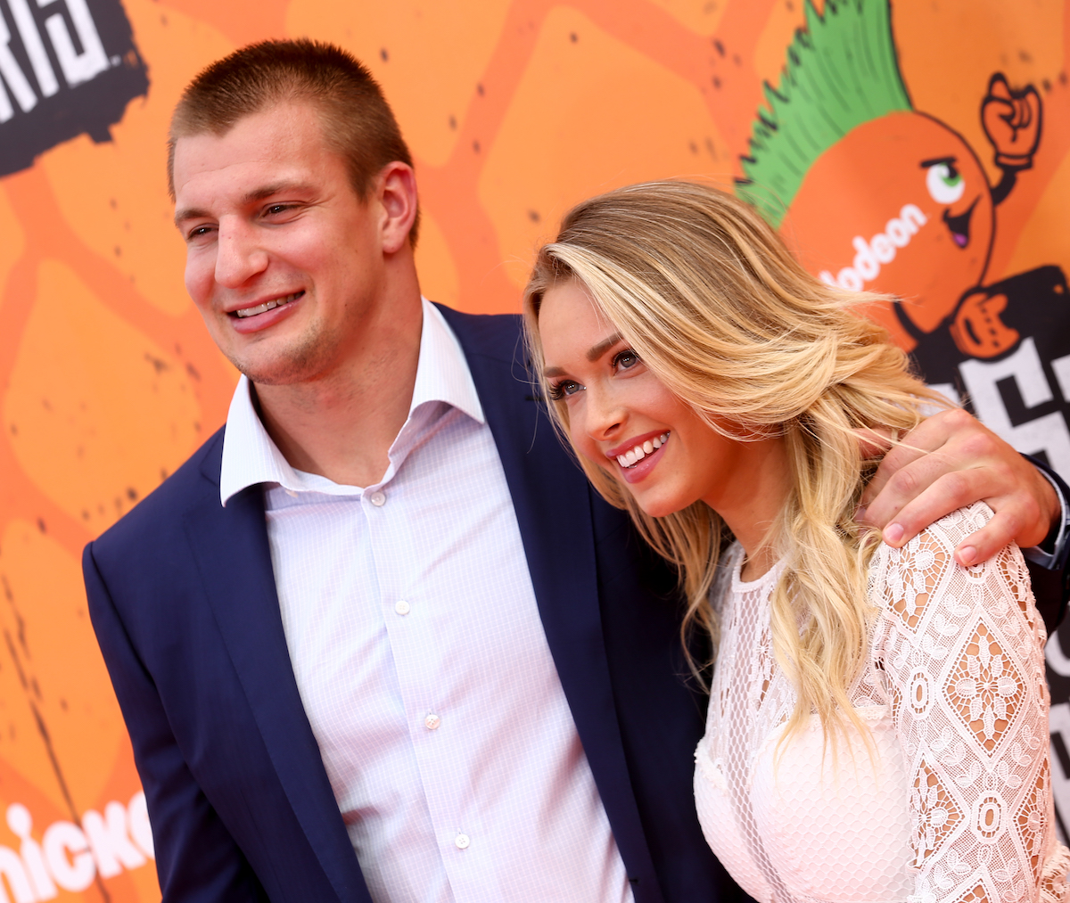 Rob Gronkowski and girlfriend Camille Kostek