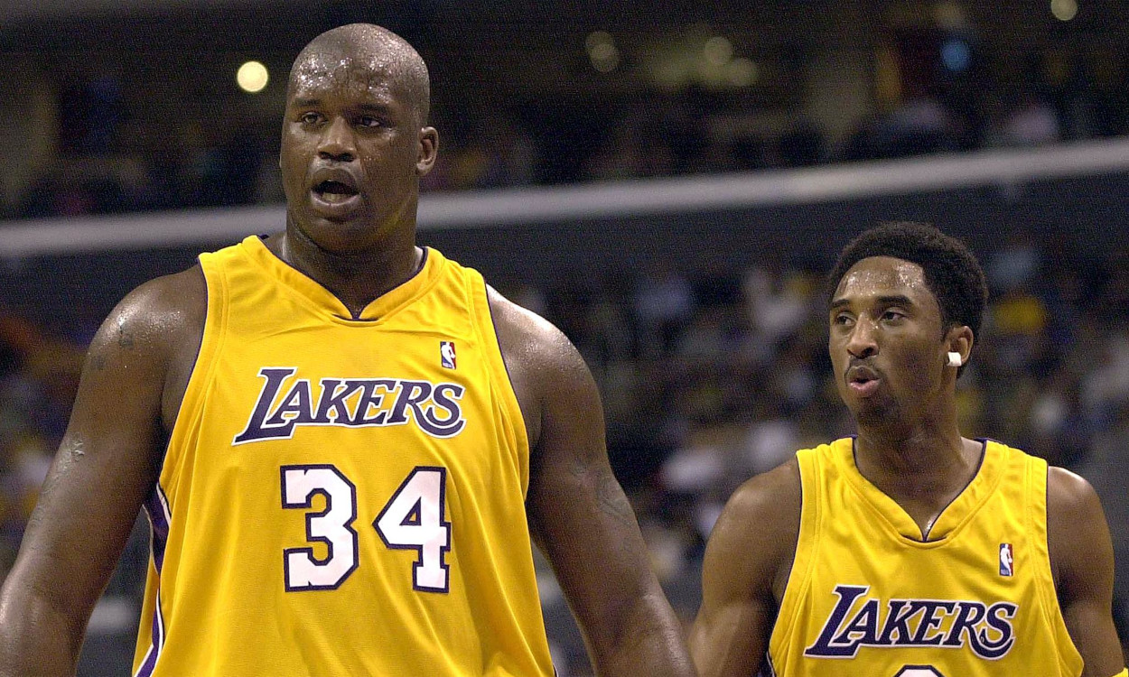 Shaquille O'Neal and Kobe Bryant reportedly feuded for much of their eight years together with the Los Angeles Lakers