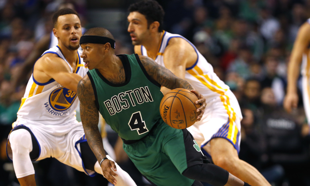 The Golden State Warriors could give their bench an offensive boost if Isaiah Thomas is as healthy as he claims to be