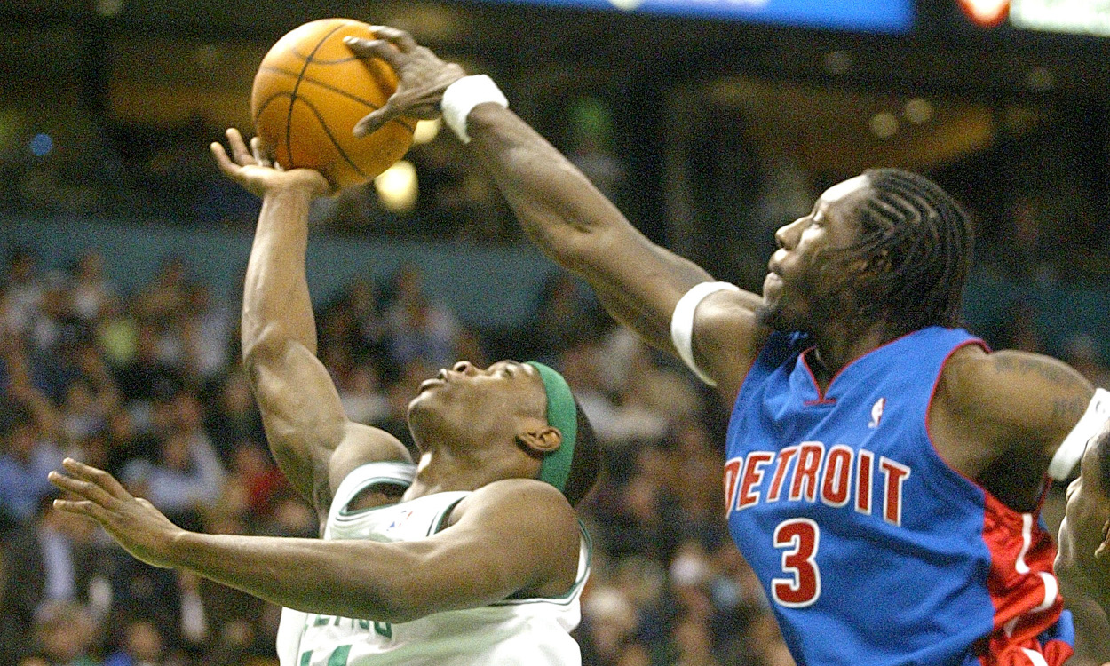 Ben Wallace got his first NBA shot at a Boston Celtics rookie camp in 1996, but didn't make the cut
