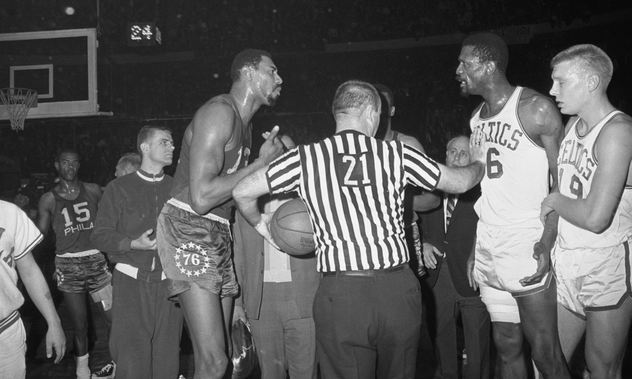 Bill Russell and Wilt Chamberlain were fierce competitors on the court and close friends off it.
