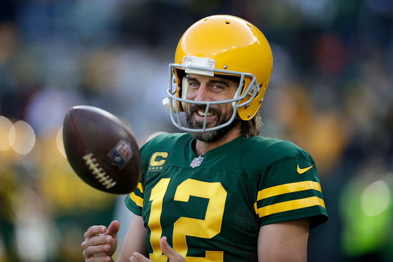 Aaron Rodgers of the Green Bay Packers