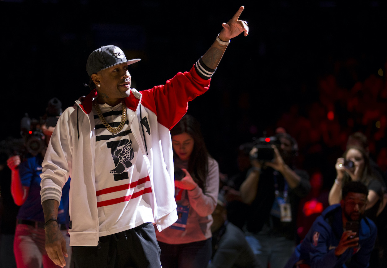 Allen Iverson wants to join the 76ers coaching staff.