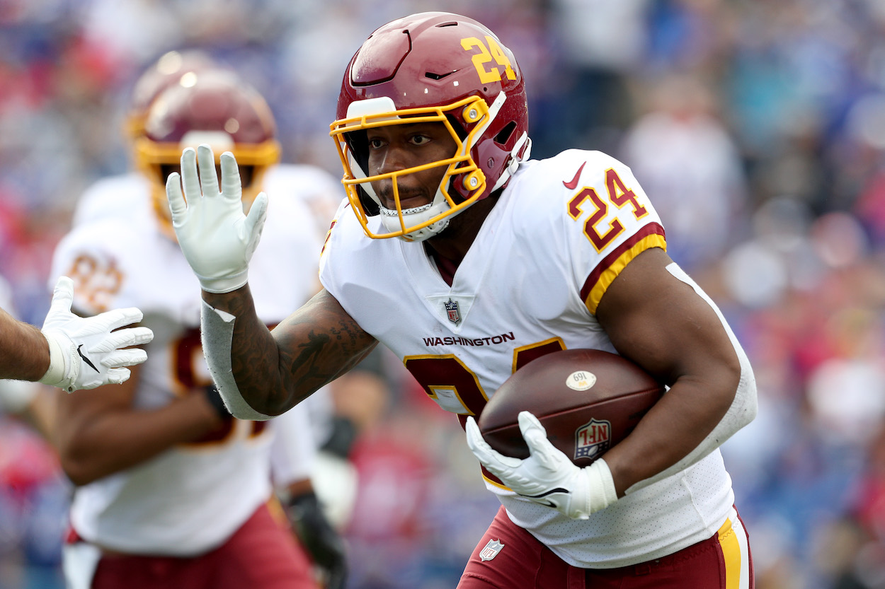 Washington Football Team RB Antonio Gibson.