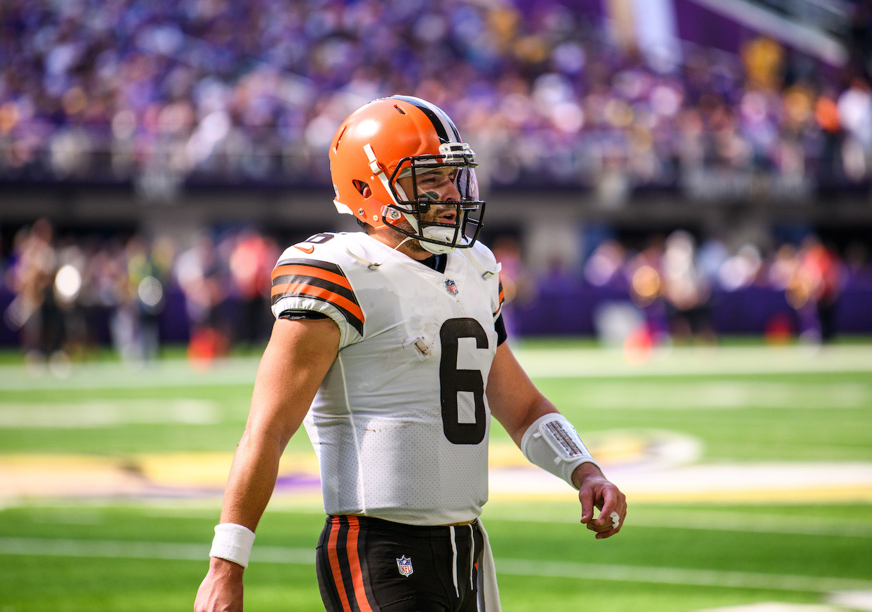 Baker Mayfield during the Browns Week 4 win.
