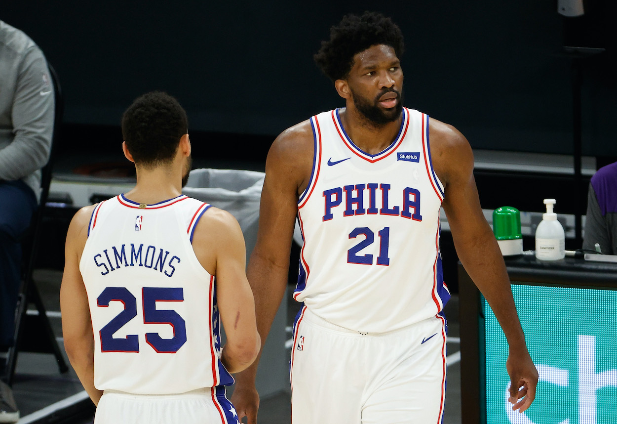 Joel Embiid is fed up with Ben Simmons.