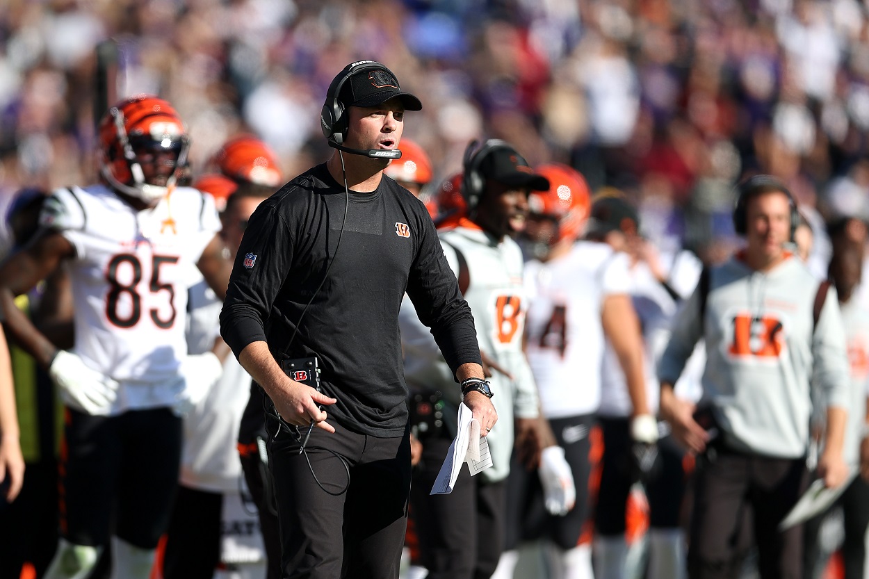 Cincinnati Bengals head coach Zac Taylor