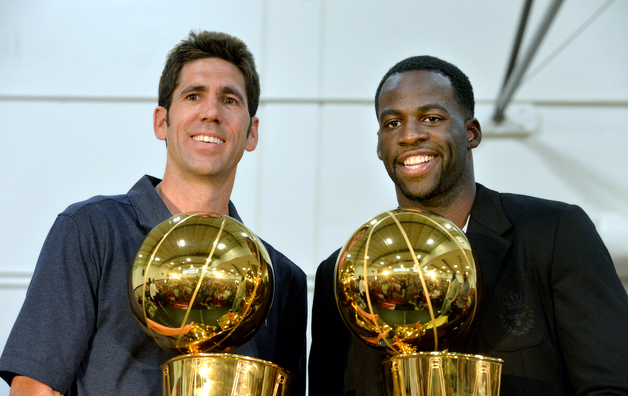Bob Myers and Draymond Green still have a strong relationship.