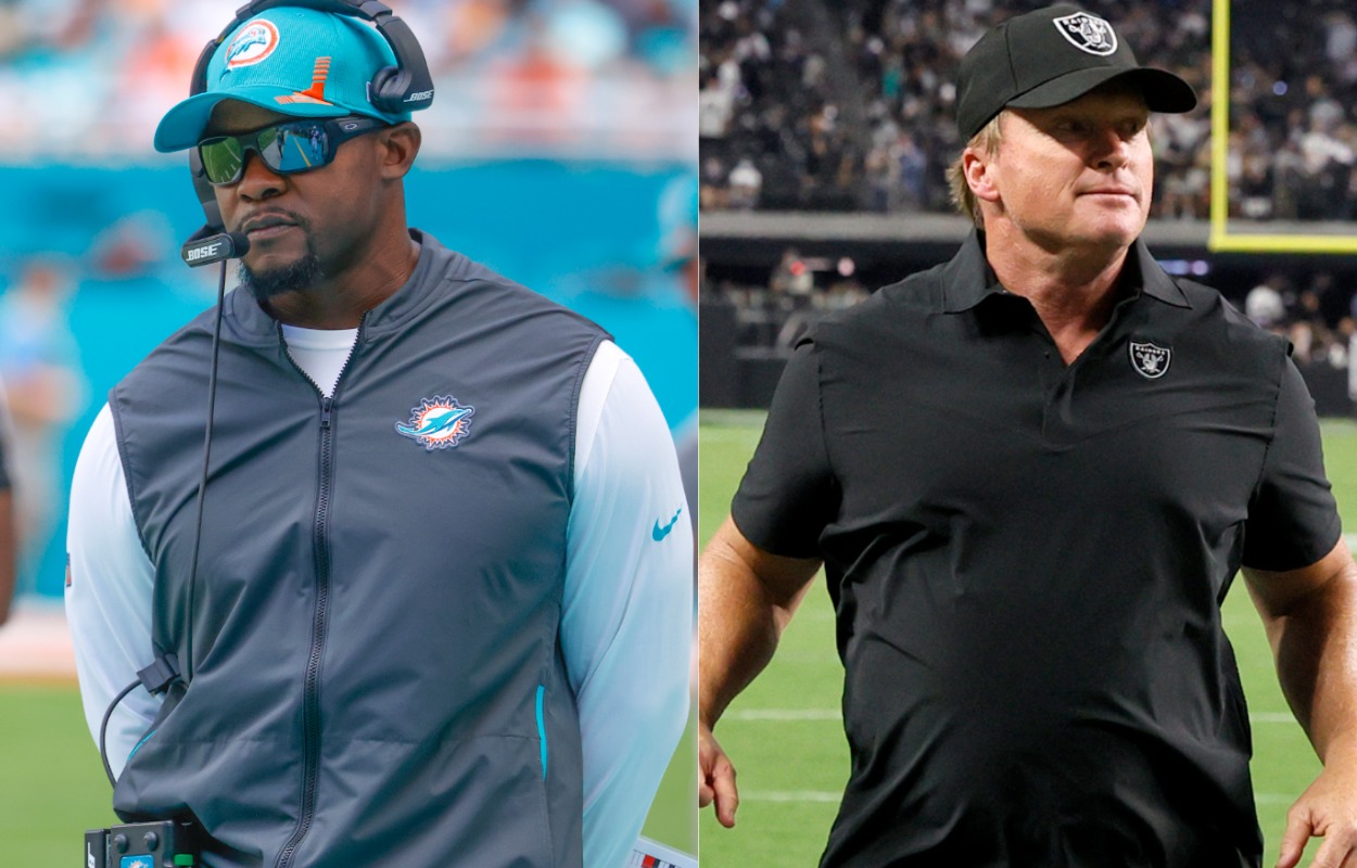 Dolphins Coach Brian Flores Is Already Willing to Eventually Consider Forgiving Jon Gruden: ‘I Think We All Should Learn Something from It’