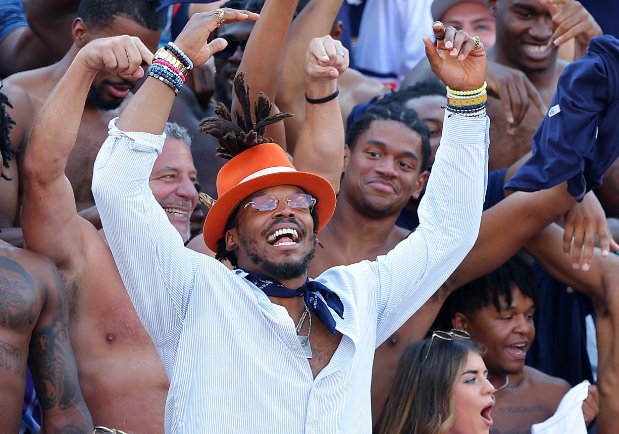 Former NFL quarterback Cam Newton in 2021.