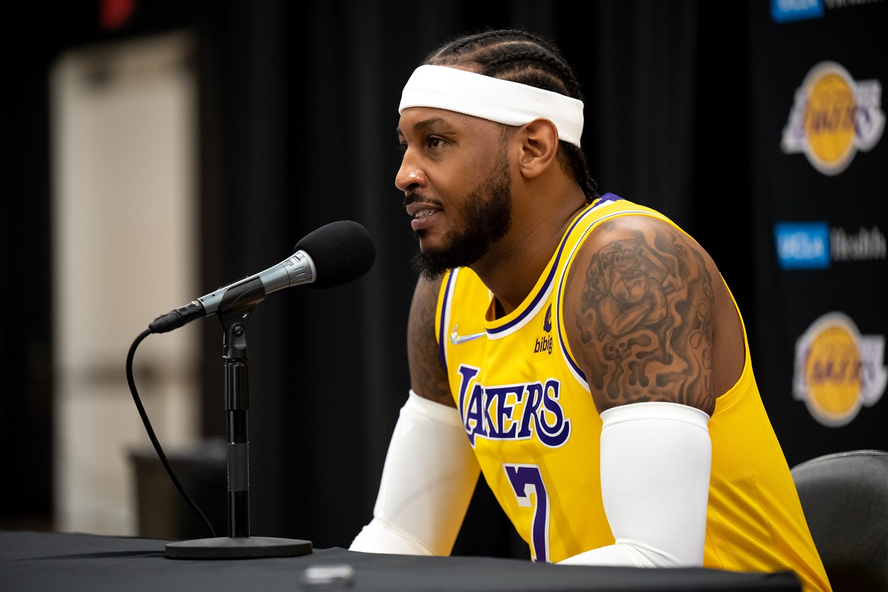 Carmelo Anthony Addresses the Big Elephant in the Room Before He Begins His First Year With the Lakers