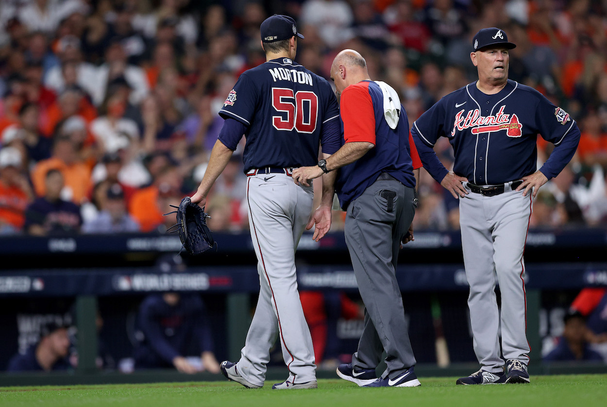 Braves starter Charlie Morton.