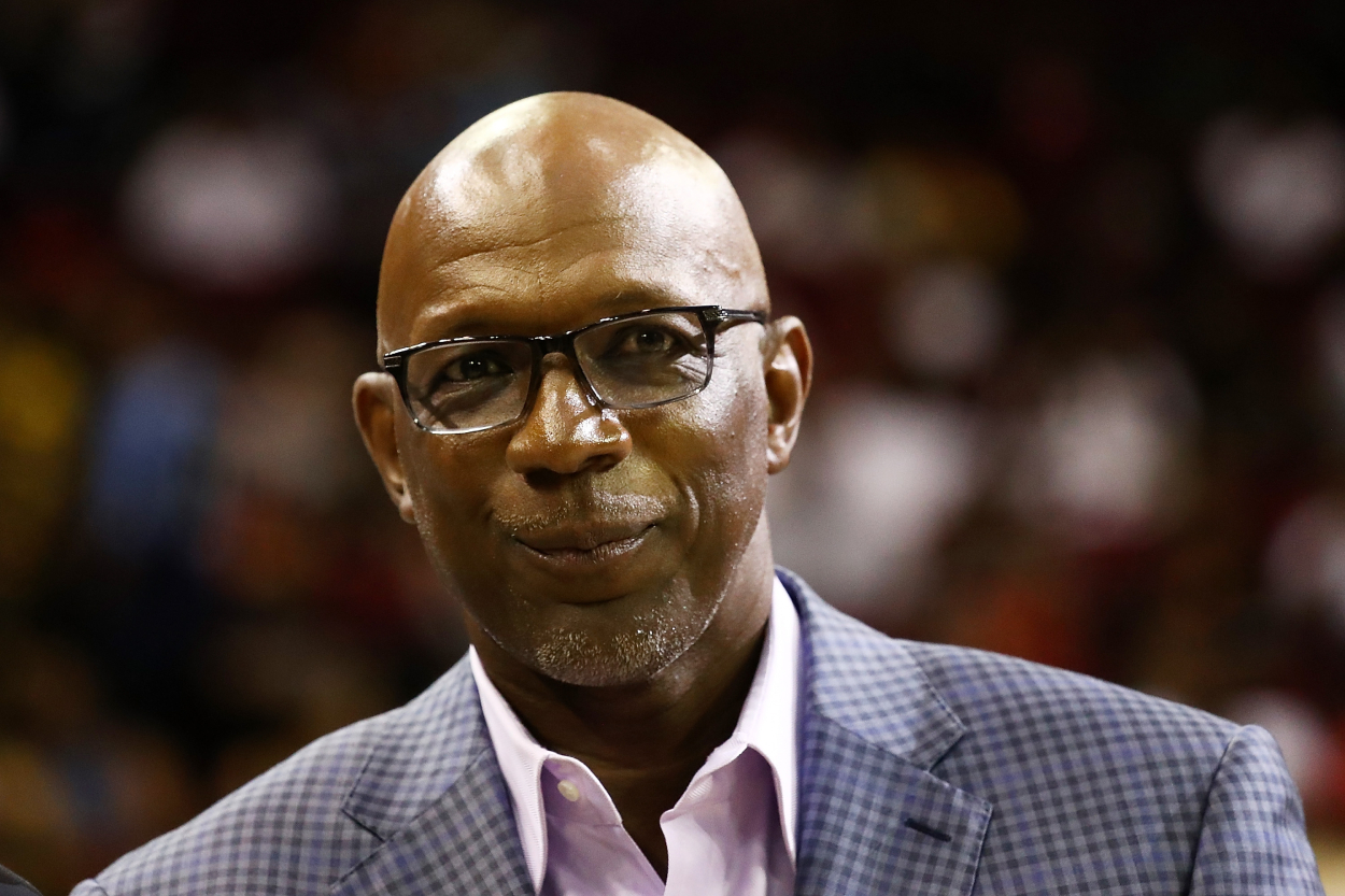 NBA legend Clyde Drexler at a BIG3 game in 2018.