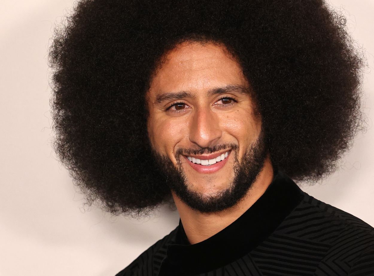 Former San Francisco 49ers quarterback Colin Kaepernick in 2021.